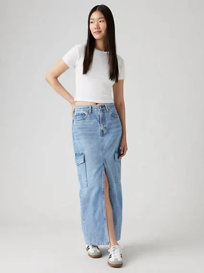 LEVI'S ANKLE COLUMN CARGO SKIRT
