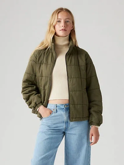 LEVI'S BOX QUILTED COTTON JACKET