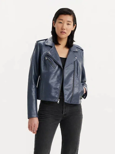 LEVI'S FAUX LEATHER MOTO JACKET