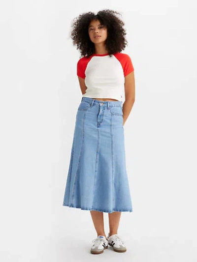 LEVI'S FIT AND FLARE SKIRT