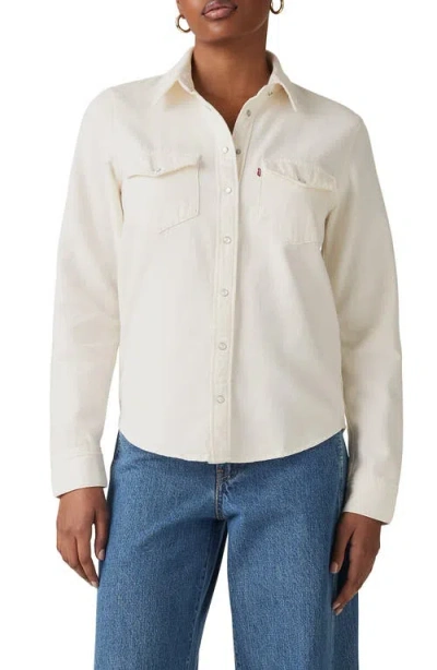 LEVI'S LEVI'S ICONIC WESTERN DENIM SNAP-UP SHIRT