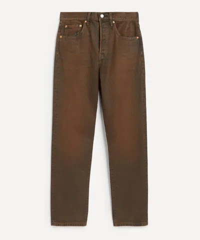LEVI'S LEVI'S WOMEN'S 501 ORIGINAL JEANS IN PAY DAY BROWN