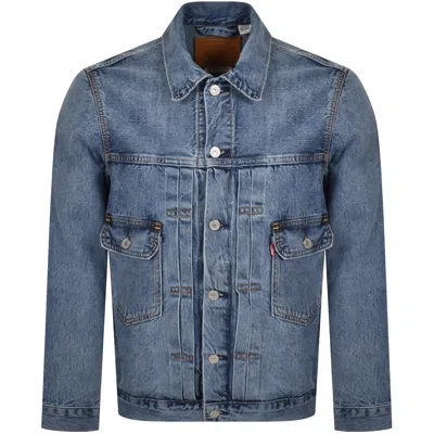 LEVI'S LEVIS TYPE 2 TRUCKER DENIM JACKET BLUE