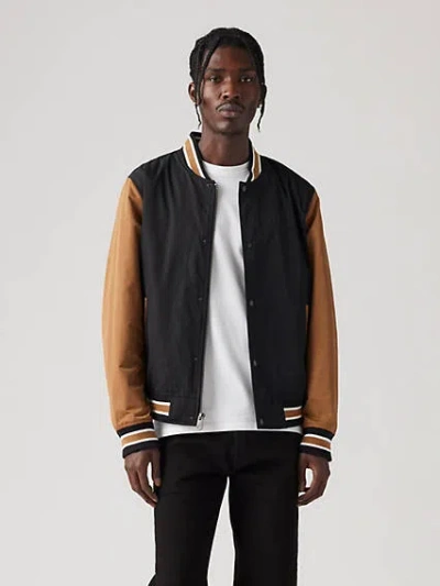 LEVI'S LIGHTWEIGHT COLORBLOCK VARSITY JACKET