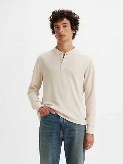 LEVI'S LONG SLEEVE THERMAL HENLEY LONG SLEEVE TEE