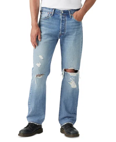 LEVI'S MEN'S 501 ORIGINAL FIT BUTTON FLY NON-STRETCH JEANS