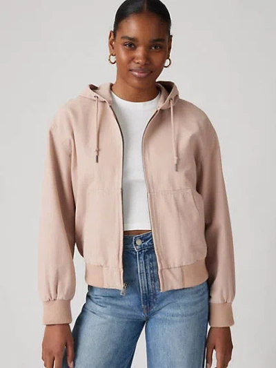 LEVI'S RELAXED HOODED BOMBER JACKET