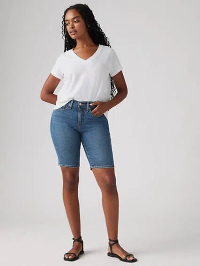 LEVI'S SHAPING BERMUDA SHORTS