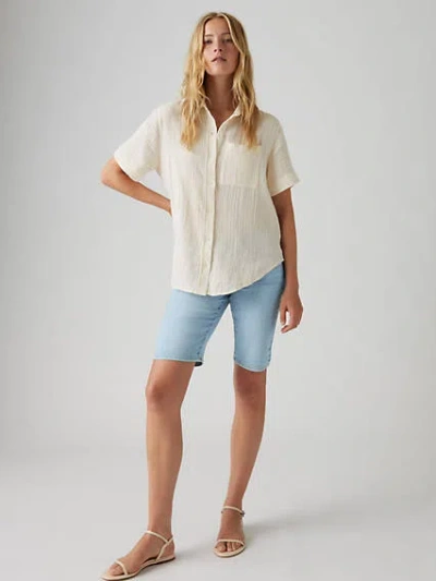 LEVI'S SHAPING BERMUDA SHORTS