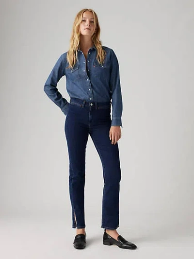 LEVI'S TAILORED 724 HIGH RISE STRAIGHT WOMEN'S JEANS 32X32