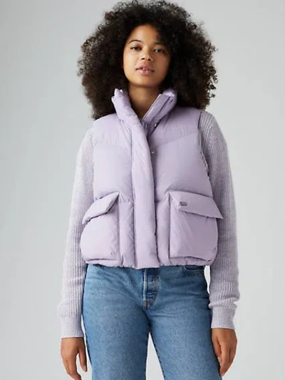 LEVI'S WESTERN BUBBLE PUFFER VEST