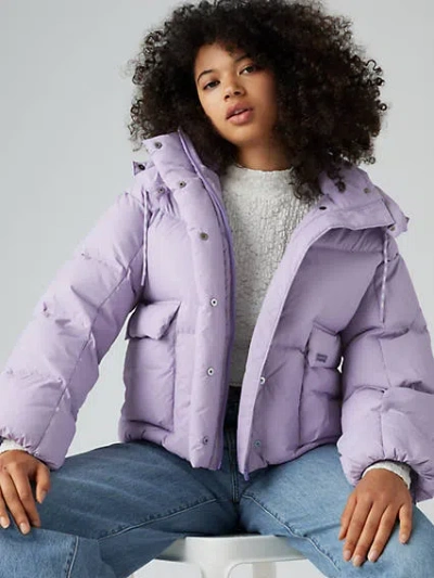 LEVI'S WESTERN SHORT BUBBLE PUFFER JACKET