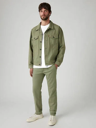 LEVI'S XX CHINO STANDARD TAPER COTTON LINEN TROUSERS