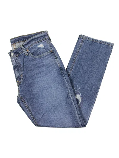 LEVI STRAUSS & CO MENS ATHLETIC EMBROIDERED TAPERED LEG JEANS