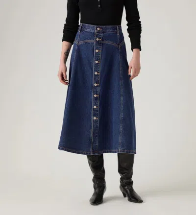 LEVI'S FEMALE SKIRTS LEVIS 003NN 0002 YOKED SLIGHTLY CIRCULAR