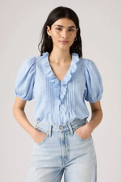 LEVI'S GISELLE RUFFLE BLOUSE