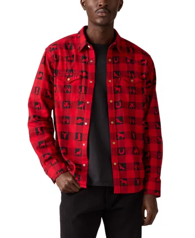 LEVI'S MEN'S BARSTOW COTTON STANDARD-FIT WESTERN SHIRT