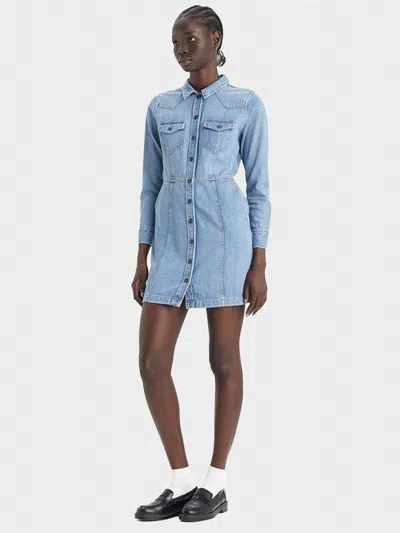 LEVI'S WOMEN'S DRESSES A7592 0001 FLYNN WESTERN RINGING BELLS 2