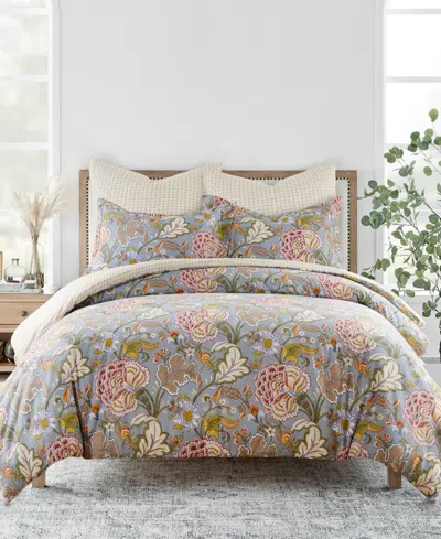 LEVTEX ANGELICA REVERSIBLE 3-PC. COMFORTER SET, KING/CALIFORNIA KING
