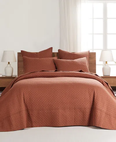 LEVTEX CROSS STITCH STITCHING 2-PC. BEDSPREAD SET, TWIN/TWIN XL