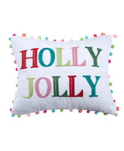 LEVTEX HOLLY JOLLY DECORATIVE PILLOW, 14" X 18"
