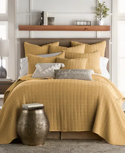 LEVTEX MILLS WAFFLE TEXTURED 3-PC. QUILT SET, KING/CALIFORNIA KING