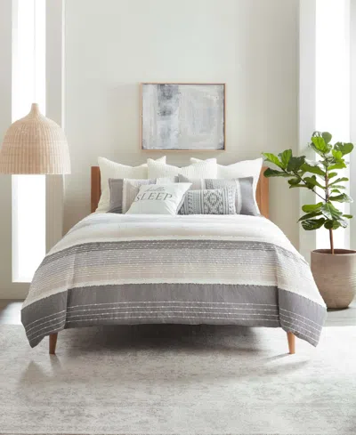 LEVTEX SANTANDER TEXTURED 3-PC. COMFORTER SET, KING/CALIFORNIA KING