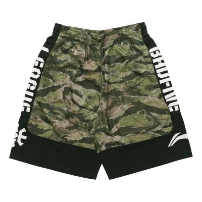 LI-NING Li-Ning BadFive Basketball Shorts 'Black Green Camo'