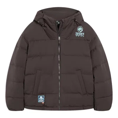 LI-NING Li-Ning BadFive Changan Boy Graphic Hooded Down Jacket 'Brown'