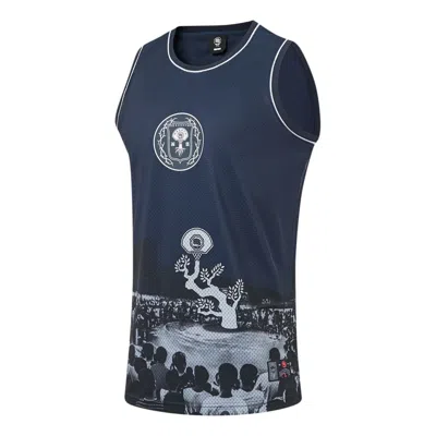 LI-NING Li-Ning BadFive Graphic Basketball Jersey 'Midnight Navy'