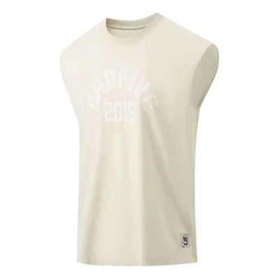 LI-NING Li-Ning BadFive Graphic Basketball Tank 'Oatmeal Grey'