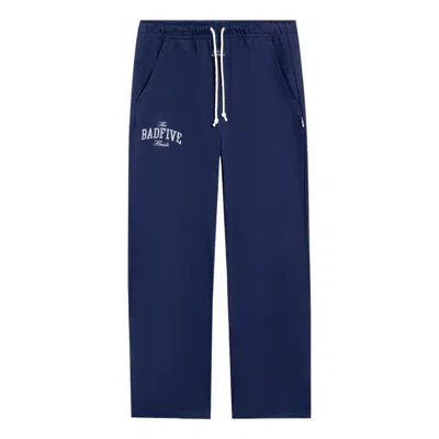 LI-NING Li-Ning BadFive Graphic Straight Sweatpants 'Navy'