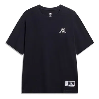 LI-NING Li-Ning BadFive Live With Hoops Graphic T-shirt 'Black'