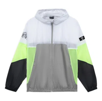 LI-NING Li-Ning BadFive Logo Loose Fit Jacket 'White Grey'