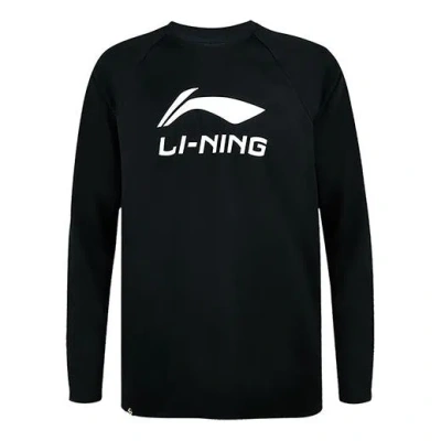 LI-NING Li-Ning Badminton Series Quick Dry Sports Round Neck Top 'Black'