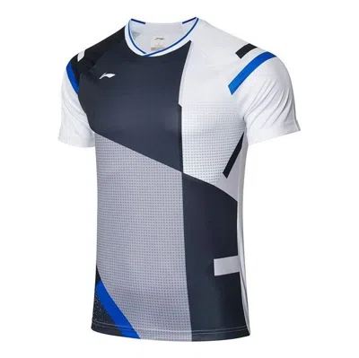 LI-NING Li-Ning Badminton Training T-shirt 'White Black'