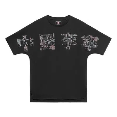 LI-NING Li-Ning Big Logo Loose Fit T-shirt 'Black'