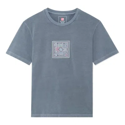 LI-NING Li-Ning Box Logo T-shirt 'Grey'