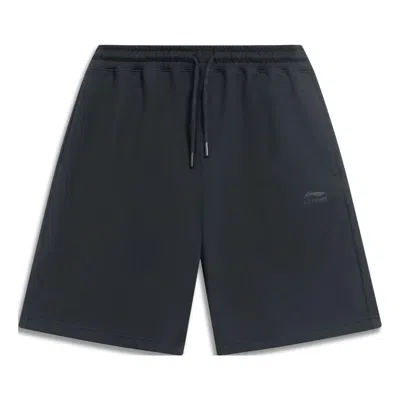 LI-NING Li-Ning Chinese Color Label Logo Shorts 'Black'