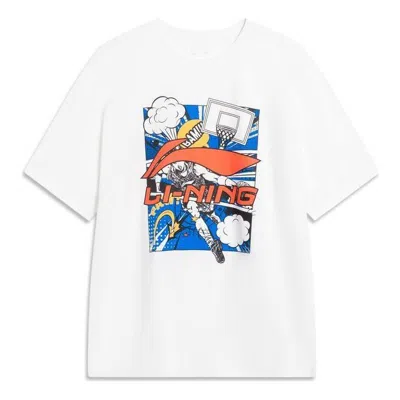 LI-NING Li-Ning Comics Graphic T-shirt 'White'