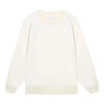 LI-NING Li-Ning Counterflow Embroidered Logo Sweater 'Creamy White'