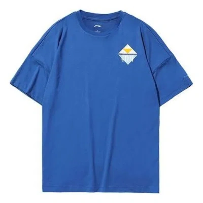 LI-NING Li-Ning Counterflow Graphic T-shirt 'Blue'