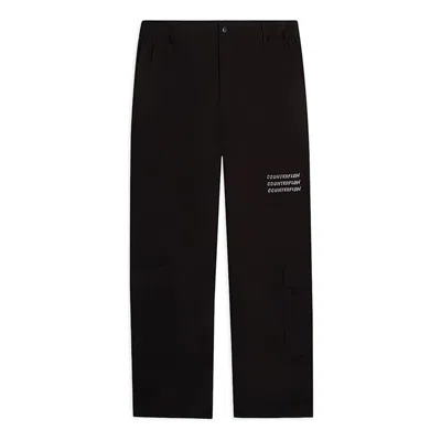 LI-NING Li-Ning Counterflow Triple Logo Straight Pants 'Black'