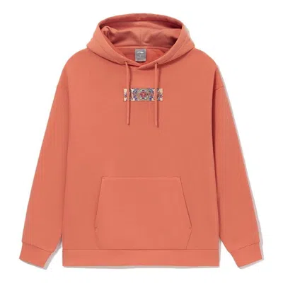 LI-NING Li-Ning Embroidered Logo Hoodie 'Orange'