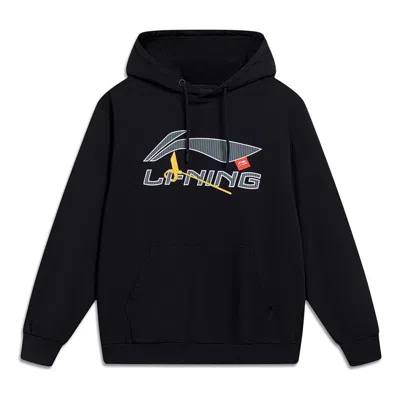 LI-NING Li-Ning Essential Graphic Hoodie 'Black'