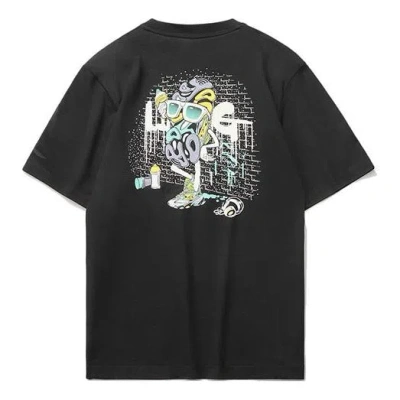 LI-NING Li-Ning Graphic Loose Fit T-shirt 'Black'