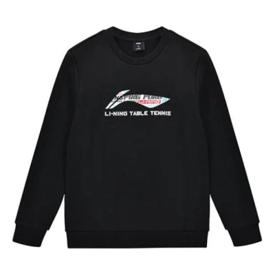 LI-NING Li-Ning Graphic Table Tennis Sweatshirt 'Black'