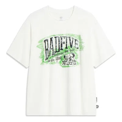 LI-NING Li-Ning Hoops Cartoon Graphic T-shirt 'White'