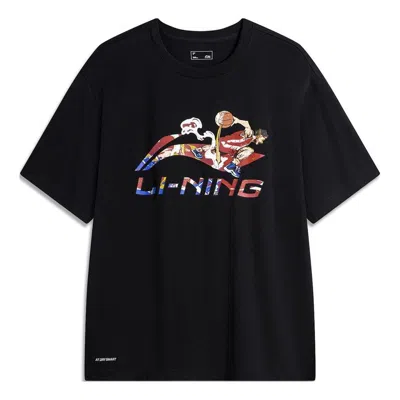 LI-NING Li-Ning Hoops Graphic T-shirt 'Black'