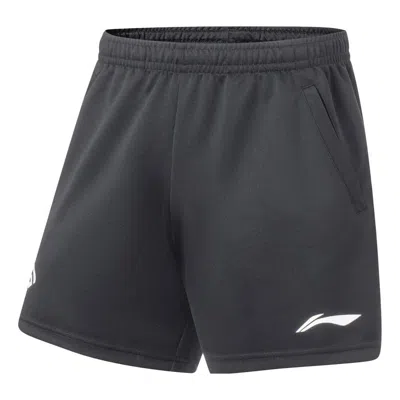 LI-NING Li-Ning Logo Badminton Training Shorts 'Black'